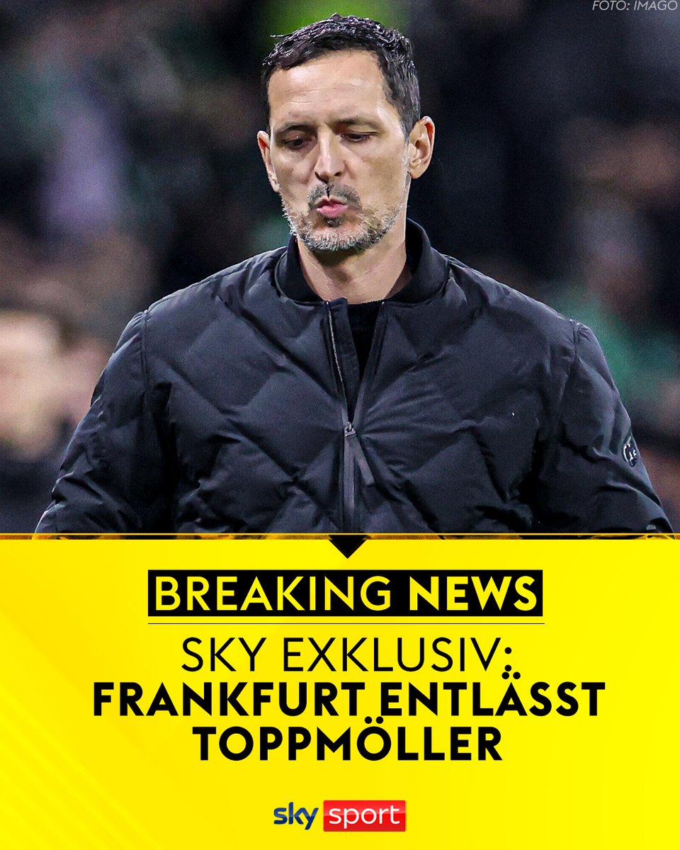 SkySportAustria's tweet image. Entscheidung gefallen! 🚨

➡️ Nach exklusiven Sky Sport Informationen trennt sich Eintracht Frankfurt von Trainer Dino #Toppmöller. ❌

Alle Infos 👉 skysportaustria.at/sky-info-eintr…

#SkyTransfer #DeutscheBundesliga #SGE #EintrachtFrankfurt