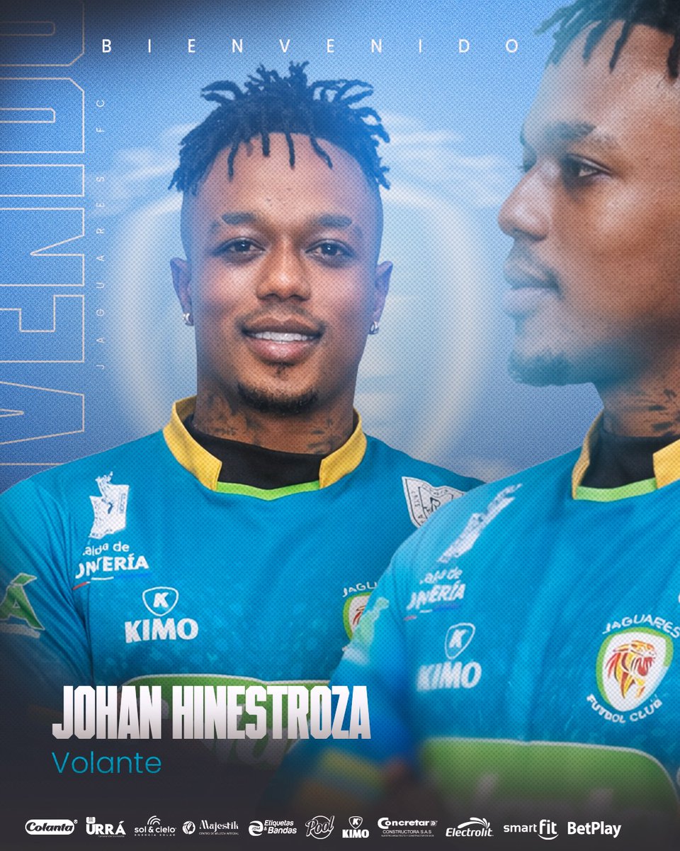junjunjun351's tweet image. 移籍情報

元コロンビアU18代表「Johan Hinestroza」が
コロンビア「Jaguares FC」へ移籍した模様

フリーによる獲得とのこと

事務所はコロンビア系「JGS Management」

#football #agent #COL