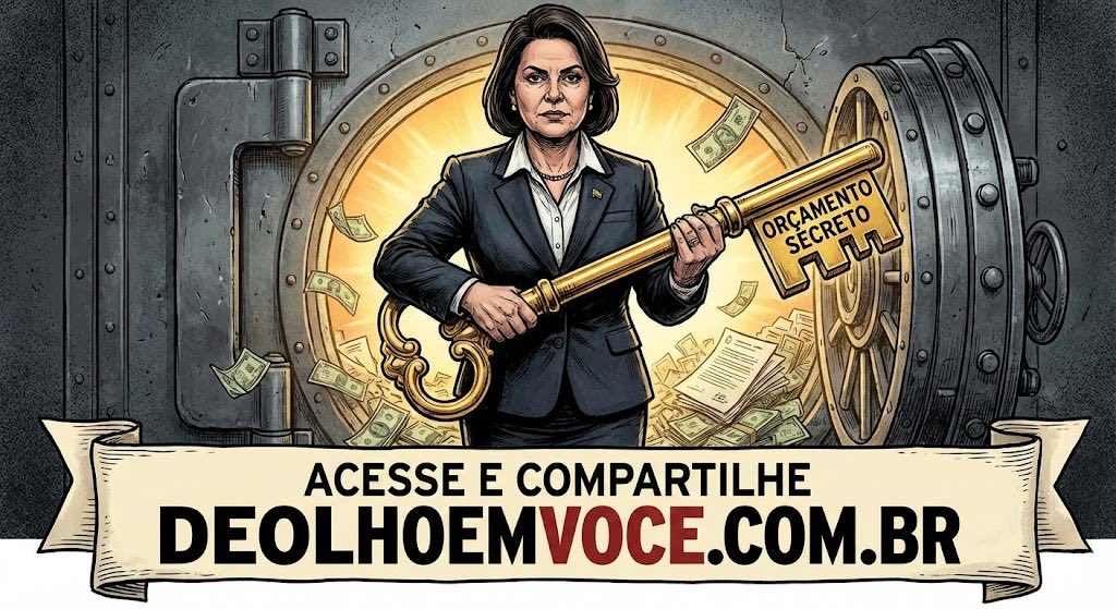 📌 “Tuca, a dona da chave do cofre do orçamento secreto” — assim chamam a ex‑assessora que, segundo investigações da Polícia Federal autorizadas pelo ministro Flávio Dino, tinha nas mãos o botão mágico que liberava emendas parlamentares sem critérios claros nem rastreabilidade,