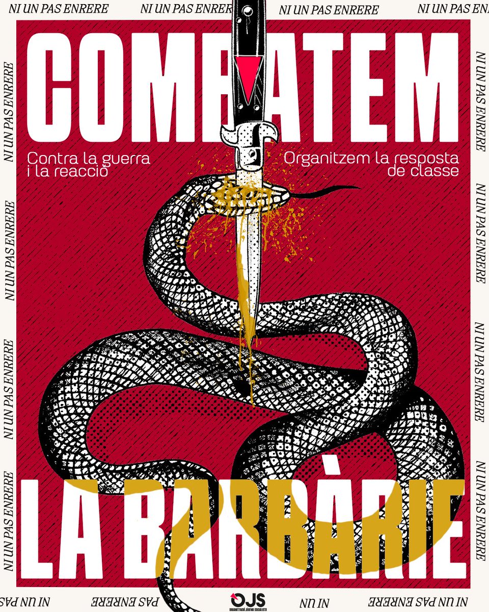 🔴COMBATEM LA BARBÀRIE🔴

L'oligarquia occidental ha apostat per un programa que ens condemna a la guerra imperialista i a la reacció.

Les joves de classe treballadora no hipotecarem el nostre futur pels seus interessos. Organitzem la resposta de classe!🚩