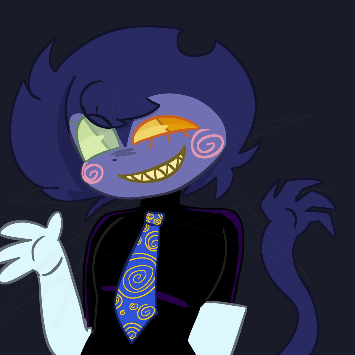 EMO06071753's tweet image. Ehhhhh trying a new brush and drew a random character, I like them a lot 

#OC #randomart #drawing #drawingart #art #artist #randomoc