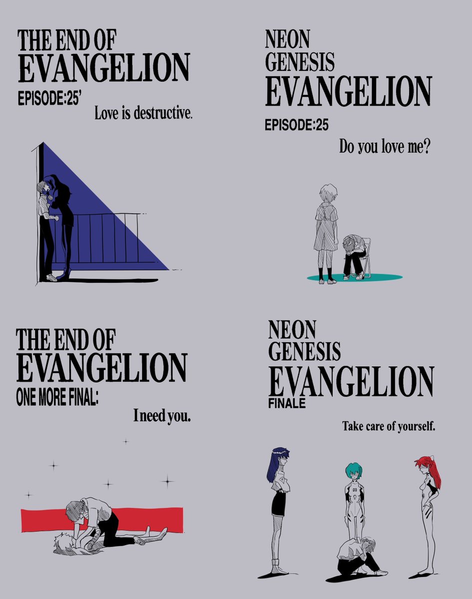EvangelionShots's tweet image. The End(s) of Evangelion