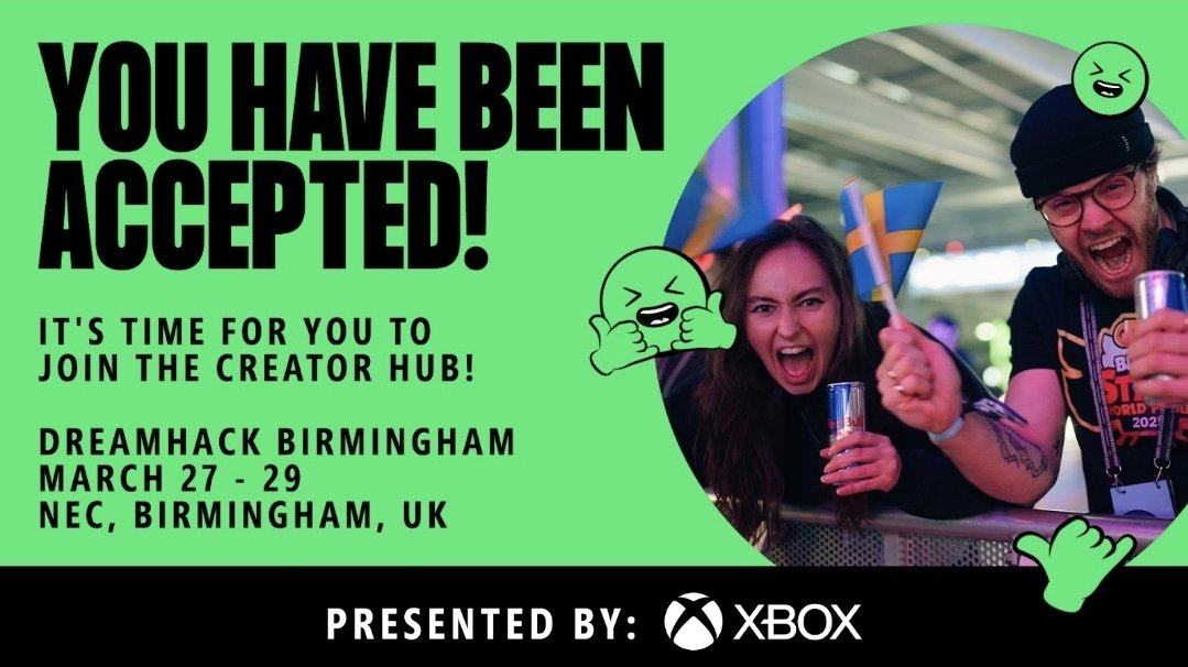 Yaaaas #PlayLouderTogether #dreamhack <a href="/DreamHack/">DreamHack</a>