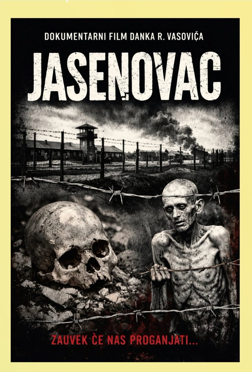 У Русији овај филм гледа готово седамдесет милиона људи.
У Србији - тишина.
Густа. Лепљива. Срамна.
Филм о Јасеновцу.
О фабрици смрти.
О убијању које није било "неспоразум", није било "инцидент", није било "сложено питање". 
Био је то систем.
План.
Пројекат.
Документарни филм