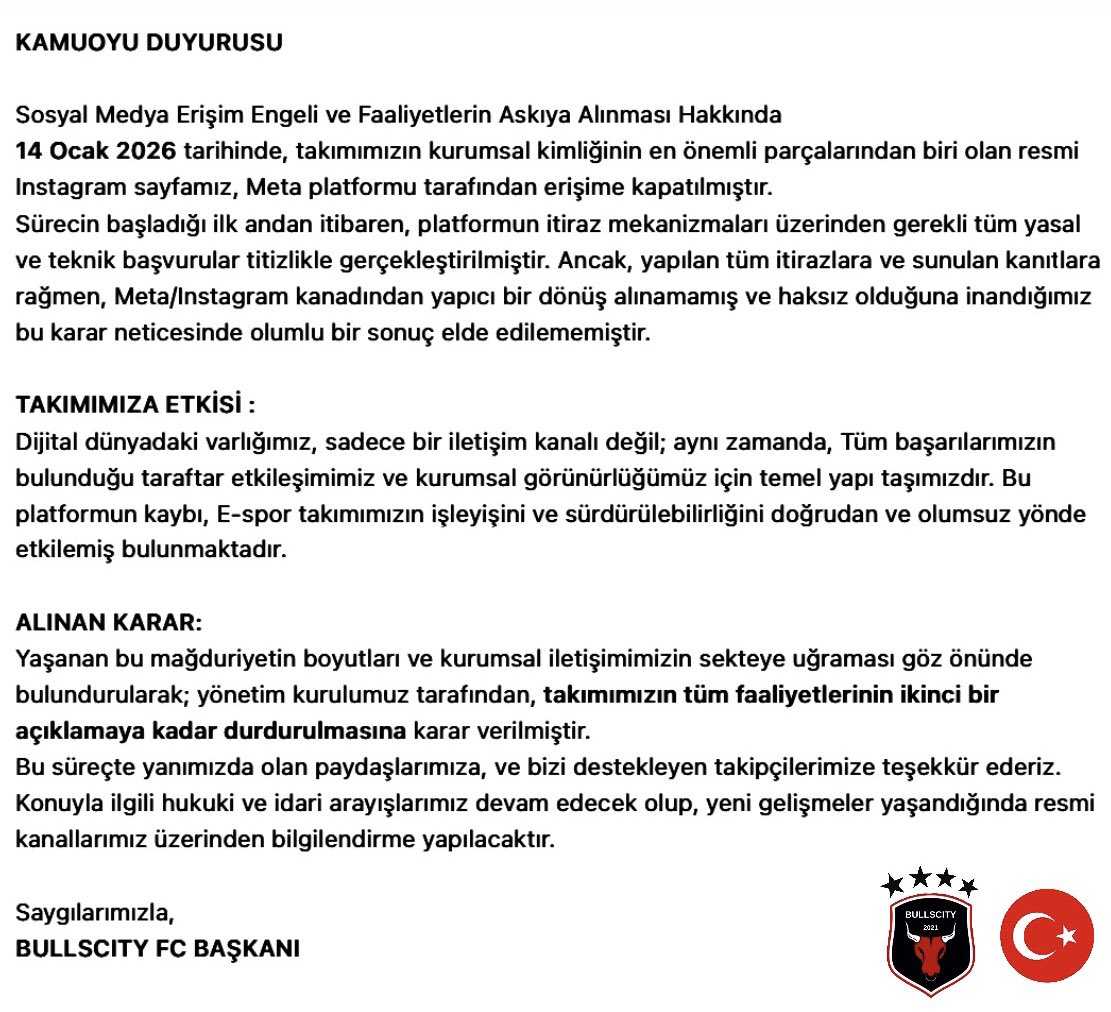 Bullscityfc's tweet photo. Duyuru 📢  
   
#espor #eFootball #konami #meta #Instagram #football #bullscityfc https://t.co/AgEM1kcLMW