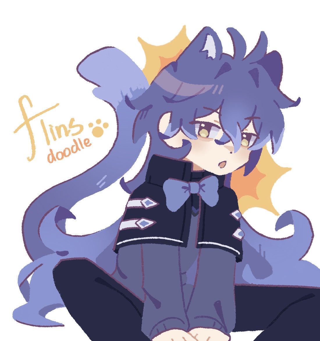 before I disappear again 🕯️🐱
#flins #genshinimpact