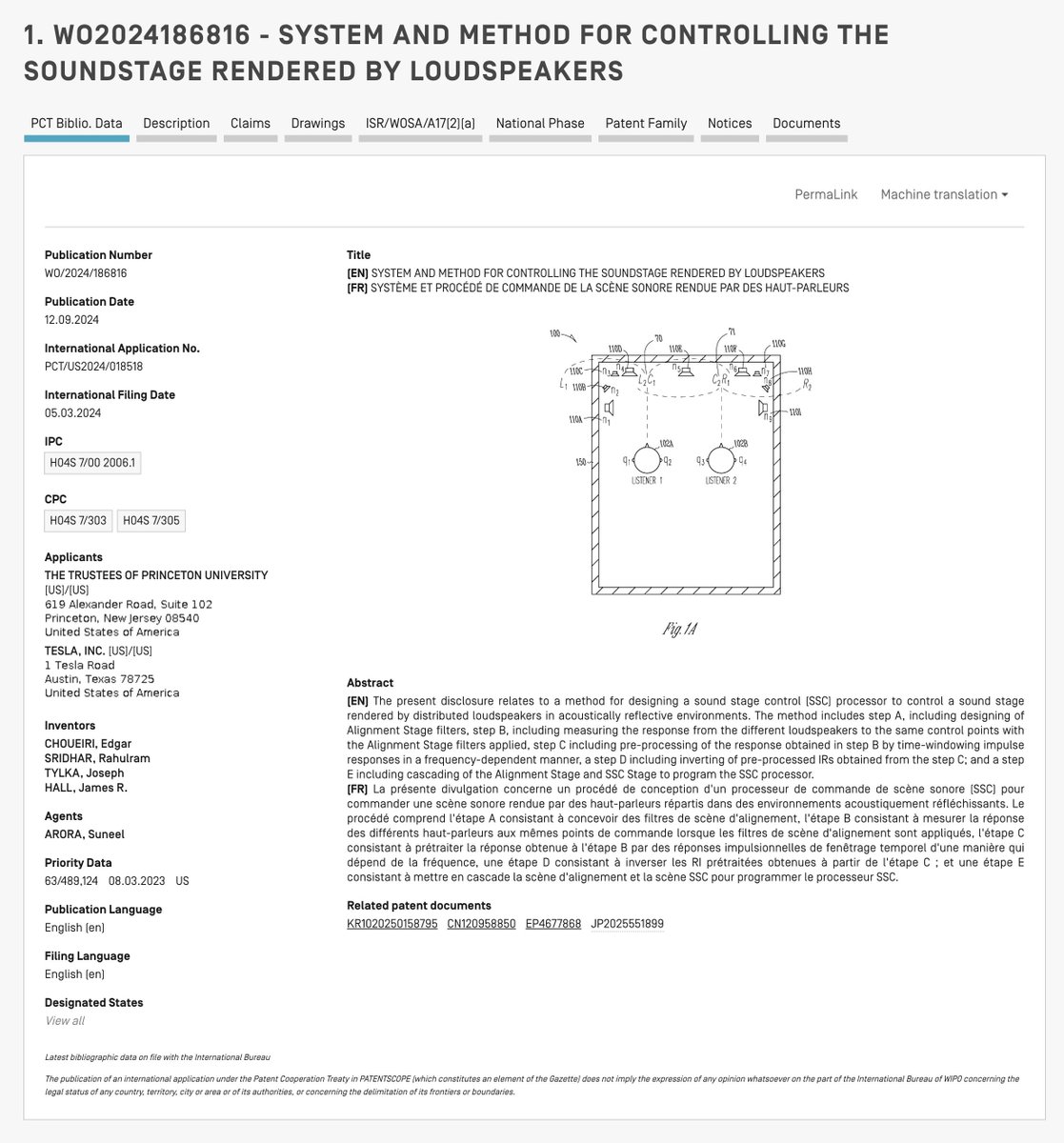 tslaming's tweet image. 🚨 TESLA &amp;amp; PRINCETON UNIVERSITY PATENTED A "HYBRID" AUDIO ENGINE TO MASTER CAR ACOUSTICS 🎶

How do you create a perfect, audiophile-grade 3D soundstage inside a box made of glass and metal, where sound waves bounce around like ping-pong balls?

Usually, the answer is "you…