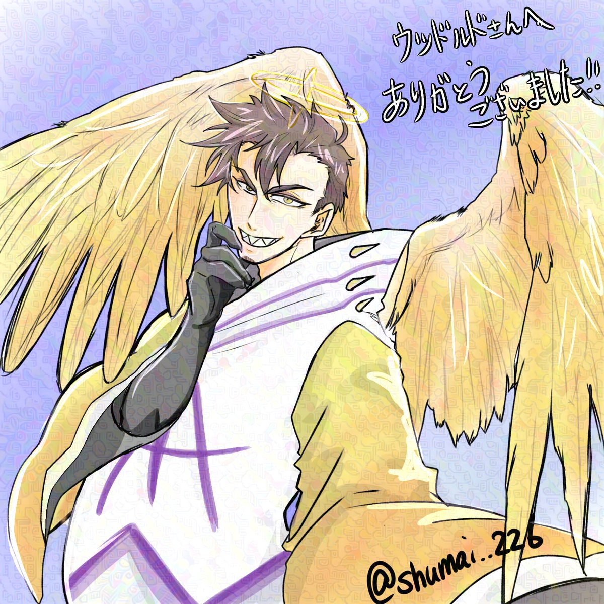 <a href="/UturoPocky/">虚@ウツドルドは2月こそ2冊</a> さんへ
お待たせしました！
アダム🎸描かせて頂きました!!
ありがとうございました🙏😊✨️