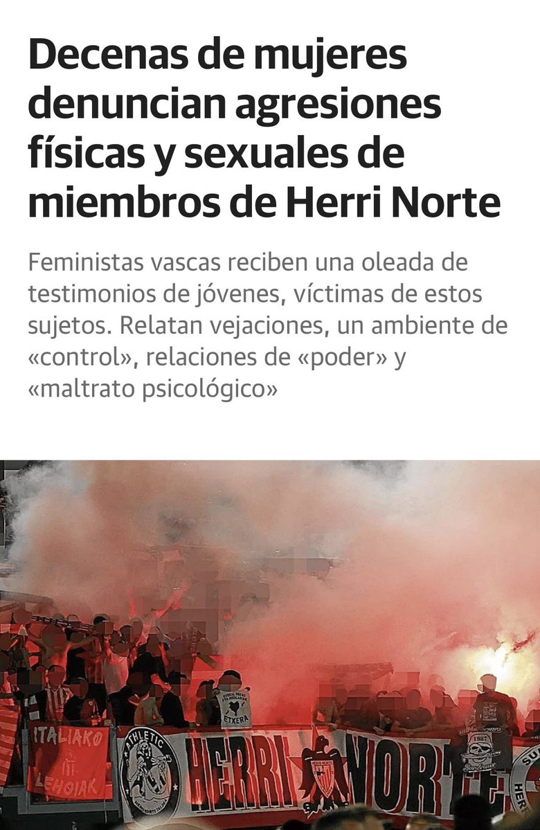 Zaila da hitzetan jartzea zein NAZKA ematen duzuen Herri Nortek!

Bizitza osoa eman duzue “antifaxisten” karnetak banatzen, baina faxistak bezala jarduten zarete bortxatzailek izaten.

NAZKAGARRIA!!