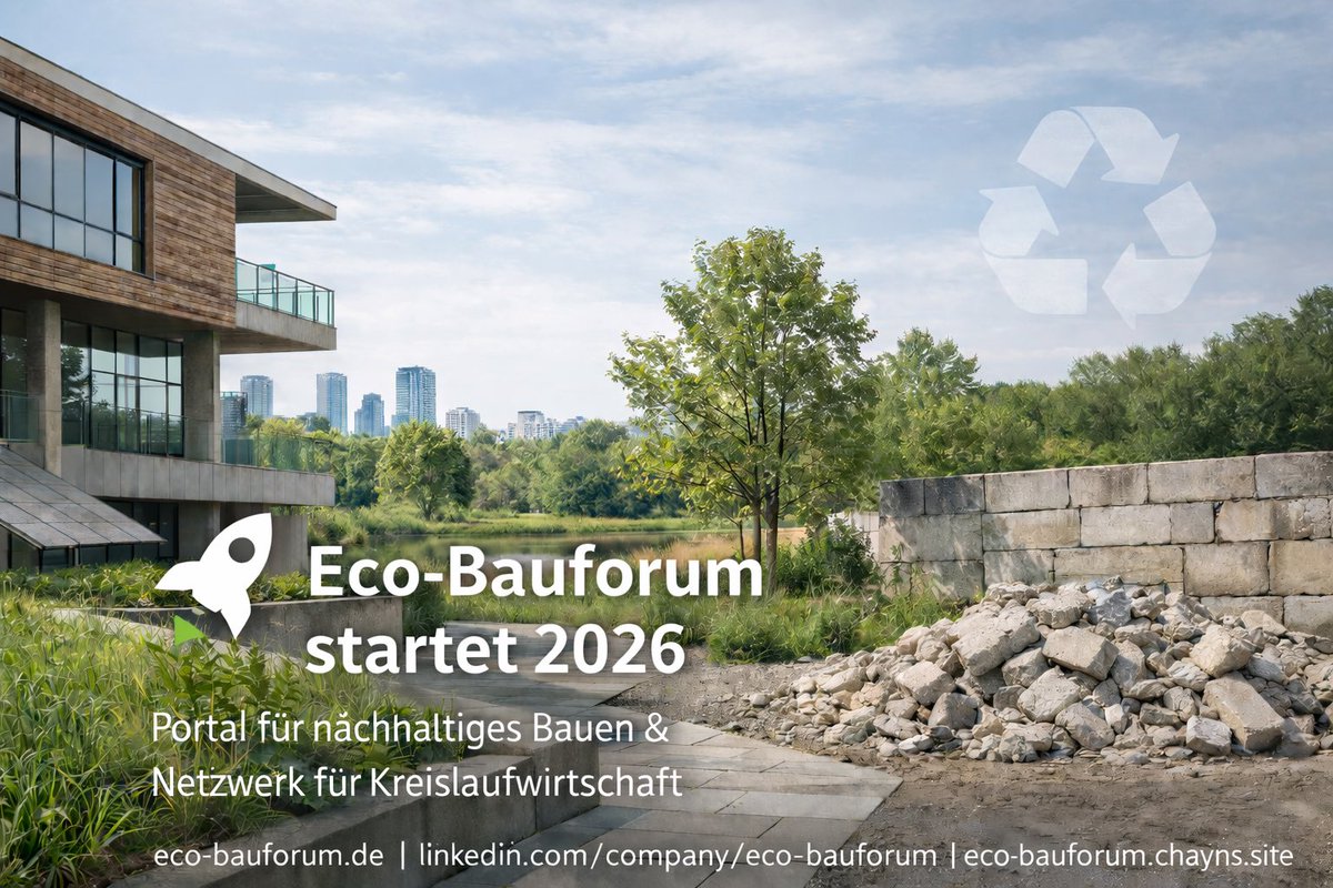 to583's tweet photo. Mit dem Eco-Bauforum entsteht eine neue zentrale Infoseite für nachhaltiges Bauen, Recycling-Baustoffe &amp; Kreislaufwirtschaft.
👉  geplant ab: Q1 2026

🌐 https://t.co/Yr9Cd02eFl
🔗 https://t.co/sf1ArUSNaq
💼 https://t.co/yJJgXD36sG

#Kreislaufwirtschaft  #Bauwende #EcoBauforum https://t.co/6bnxdPs1ML