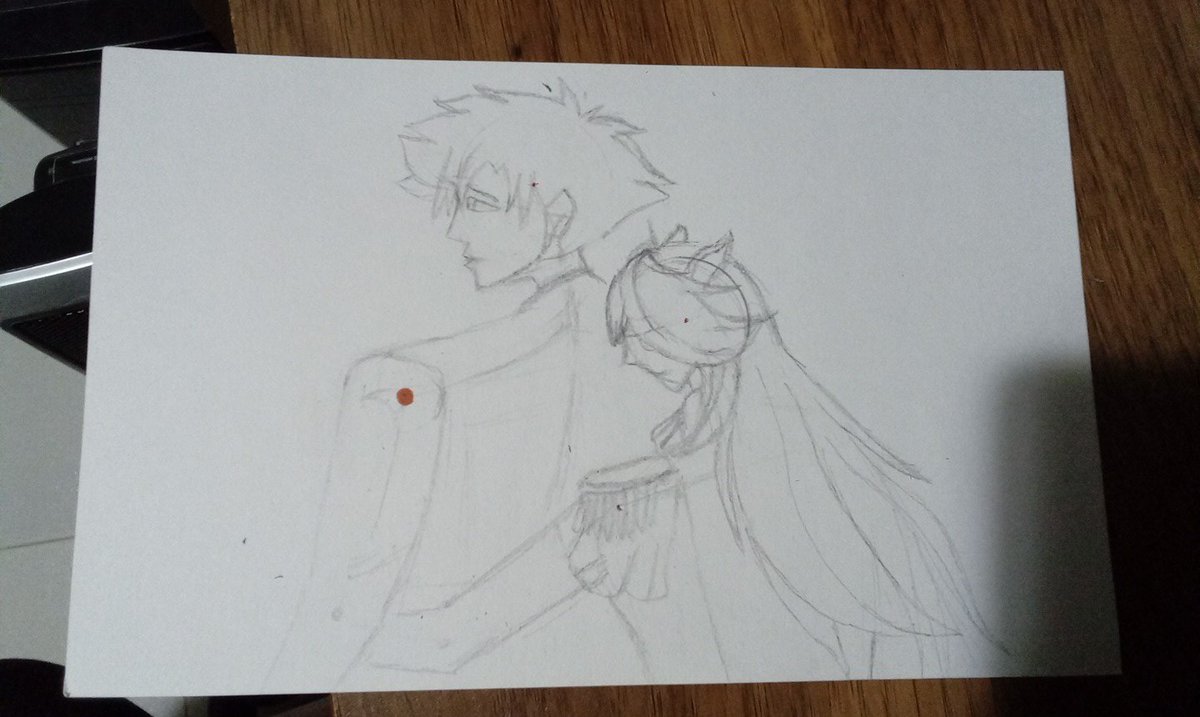 TerminarcaHorus's tweet image. "Si hay alguien que puede traer a mis hijas de vuelta, ese eres tú; por favor"
"Así será. Volverán con nosotros"

Una primera práctica en serio para empezar a dibujar.
Me sirvió bastante guiarme usando un compás, aunque ya se ensució por un boli de gel.