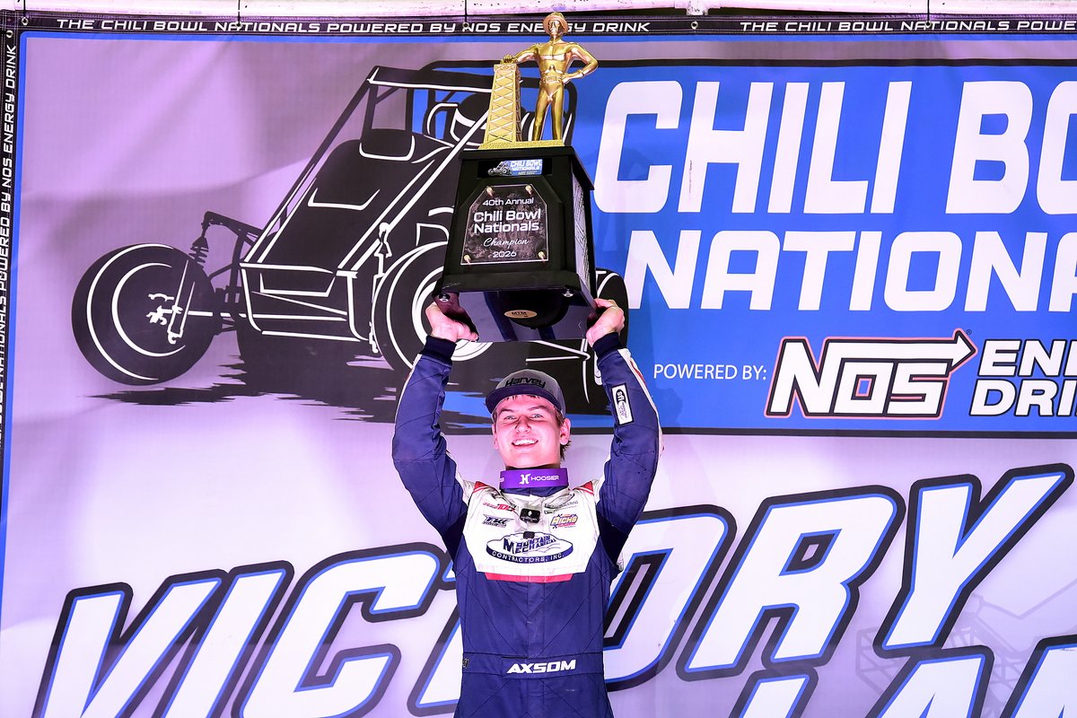 RECAP/RESULTS >> Emerson Axsom Is A Chili Bowl Champion.

Find out more at chilibowl.com/press/2026/art…