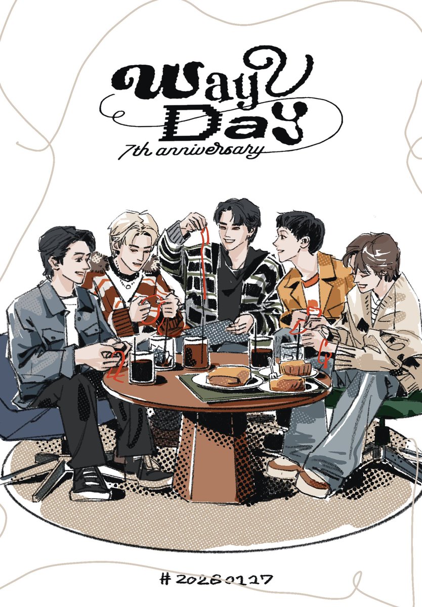 🧶

#HappyWayVDay
#WayV_7thAnniversary  
#威神V出道七周年快乐
#오래보자_웨이션브이_7주년 
#WayV #威神V