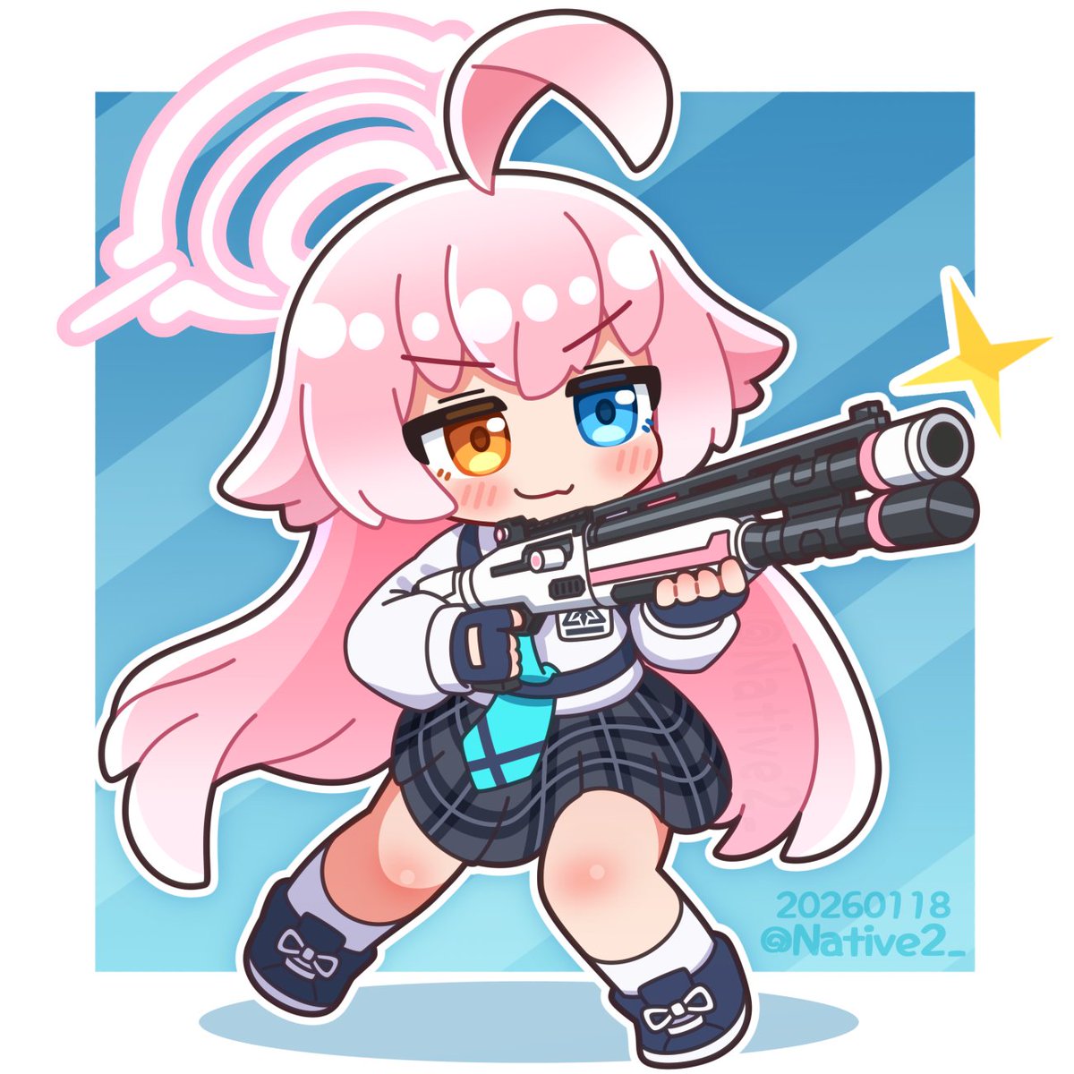 Native2_'s tweet image. Eye of Horus #ブルアカ