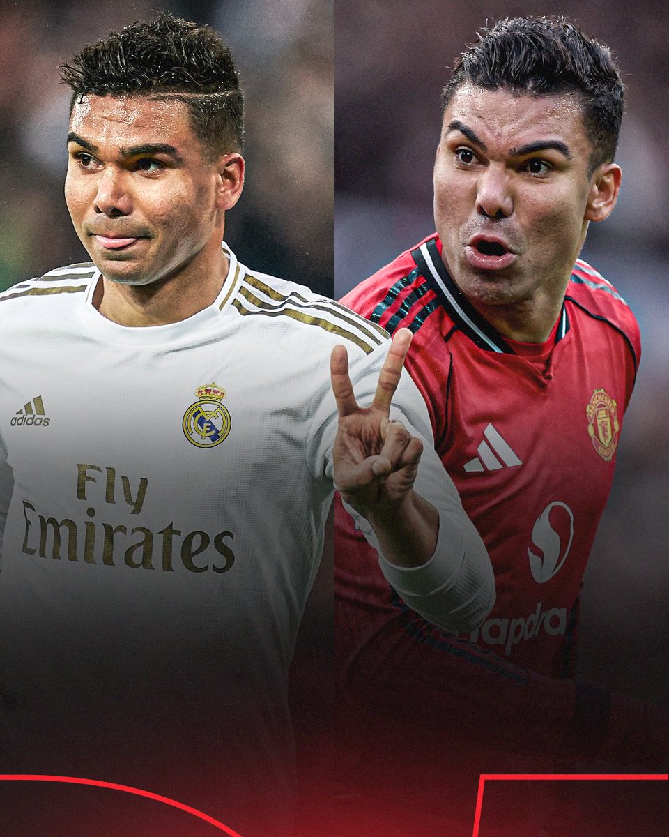 ESPNUK's tweet image. Casemiro on his football CV ⚽:

🗣️ "I play for United, the biggest club in England, so for me it's the greatest pride.  

I have the pleasure of saying this. I played for the biggest in Spain [as well]."