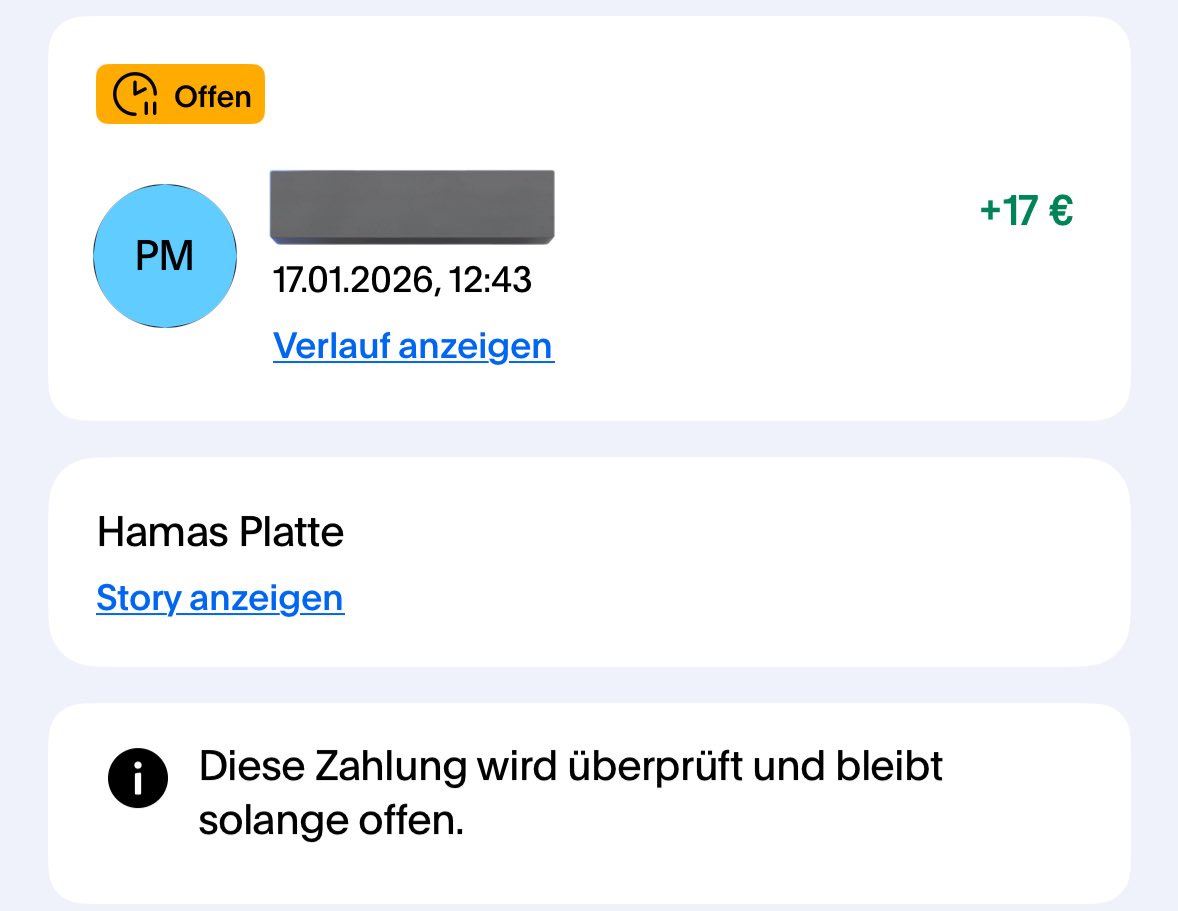 MatFreund's tweet image. war mit kolleg shawarma essen und jetzt wurde mein Paypal gesperrt wegen Verwendungszweck