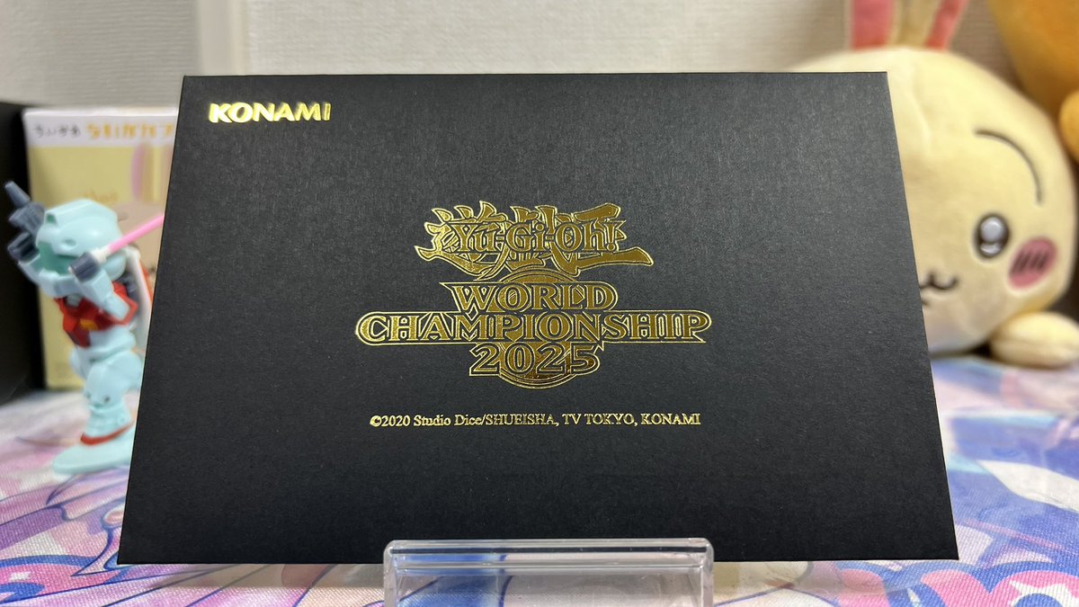 KONAMI WORLD CHAMPIONSHIP 2025 黒封筒 未開封 KONAMI WORLD
