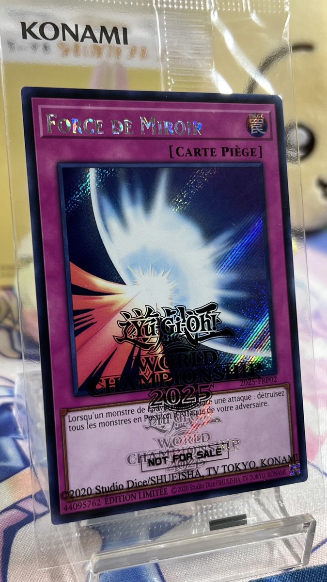 やっとこさゲットしました WCS2025黒封筒☺️💕 魔導戦士