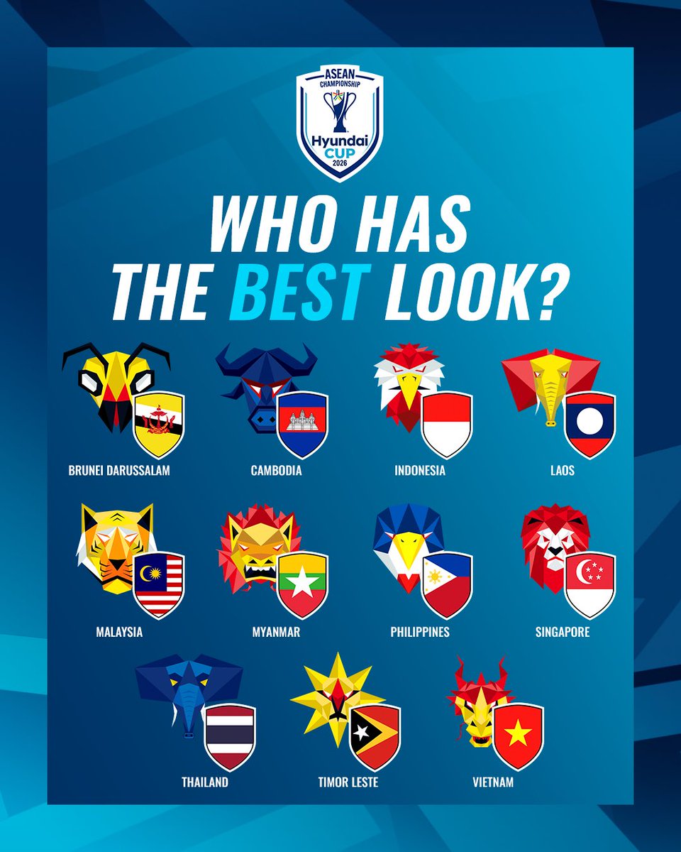 aseanutdfc's tweet image. No stats, just style. Who’s #1? 👇

#ASEANChampionship2026 
#HyundaiCup
#ASEANUtdFC