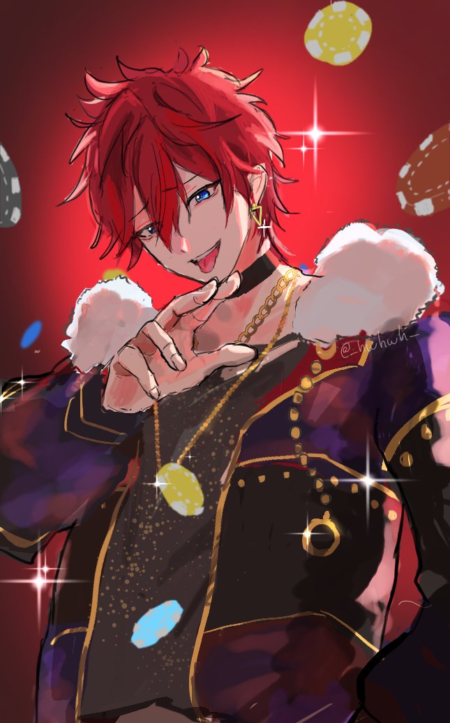 #あんスタのアイドル全員描くチャレンジ
6  天城燐音