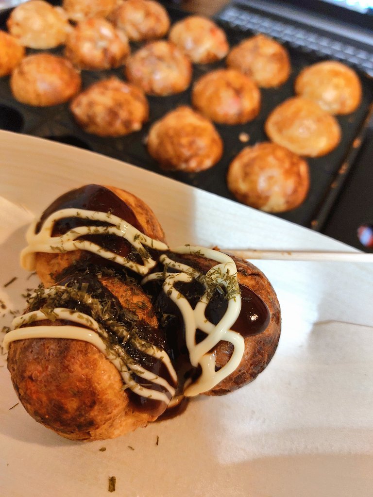 炎たこII🐙🐙
たこ焼き祭り！美味しい～🌼