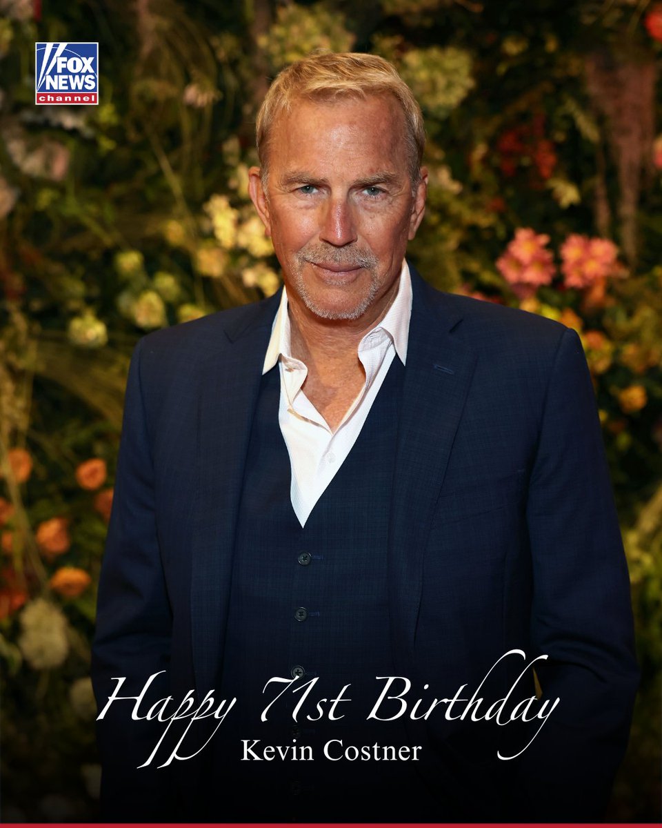 HAPPY BIRTHDAY! American film and TV icon Kevin Costner turns 71 today.