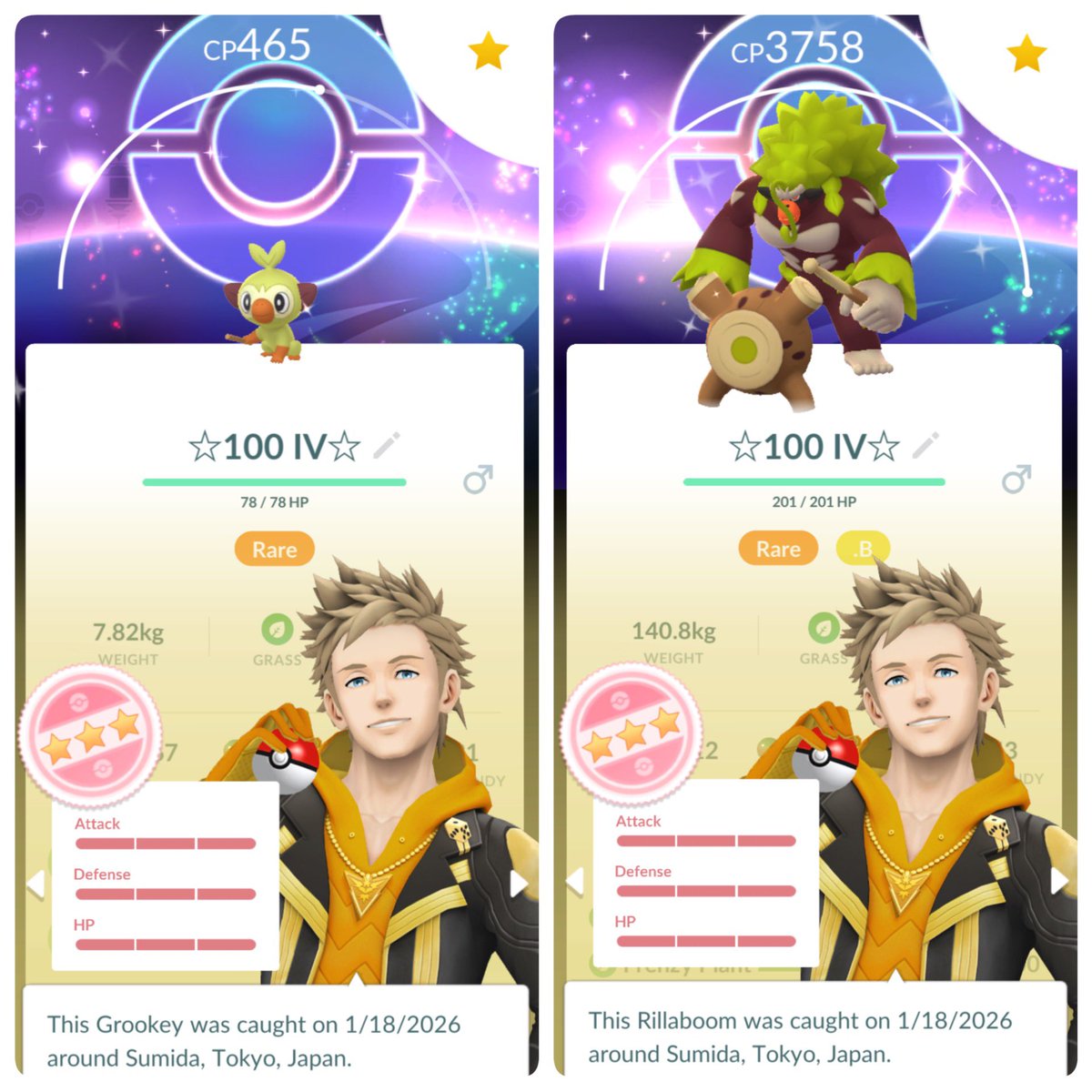 xRioTV's tweet image. SHUNDO GROOKEY 💯✨🐒

Love the Background 🥹✨
#PokemonGO #ポケモンGO #サルノリ