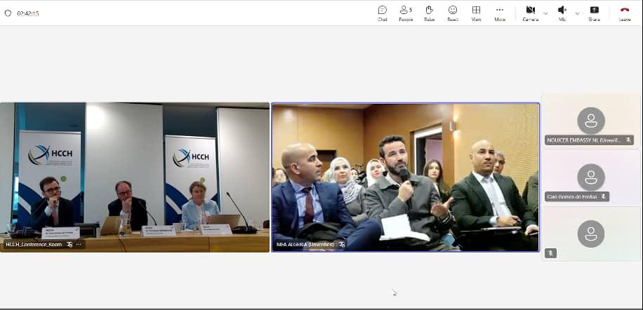 SECCNE_Chaib's tweet image. the MFA, in coordination with the Permanent Bureau of the @HCCH_TheHague, organized an interactive training session via videoconference.The session aimed to present the #Apostille issuance mechanism, the documents covered by this certification, &amp;amp; the stakeholders involved.