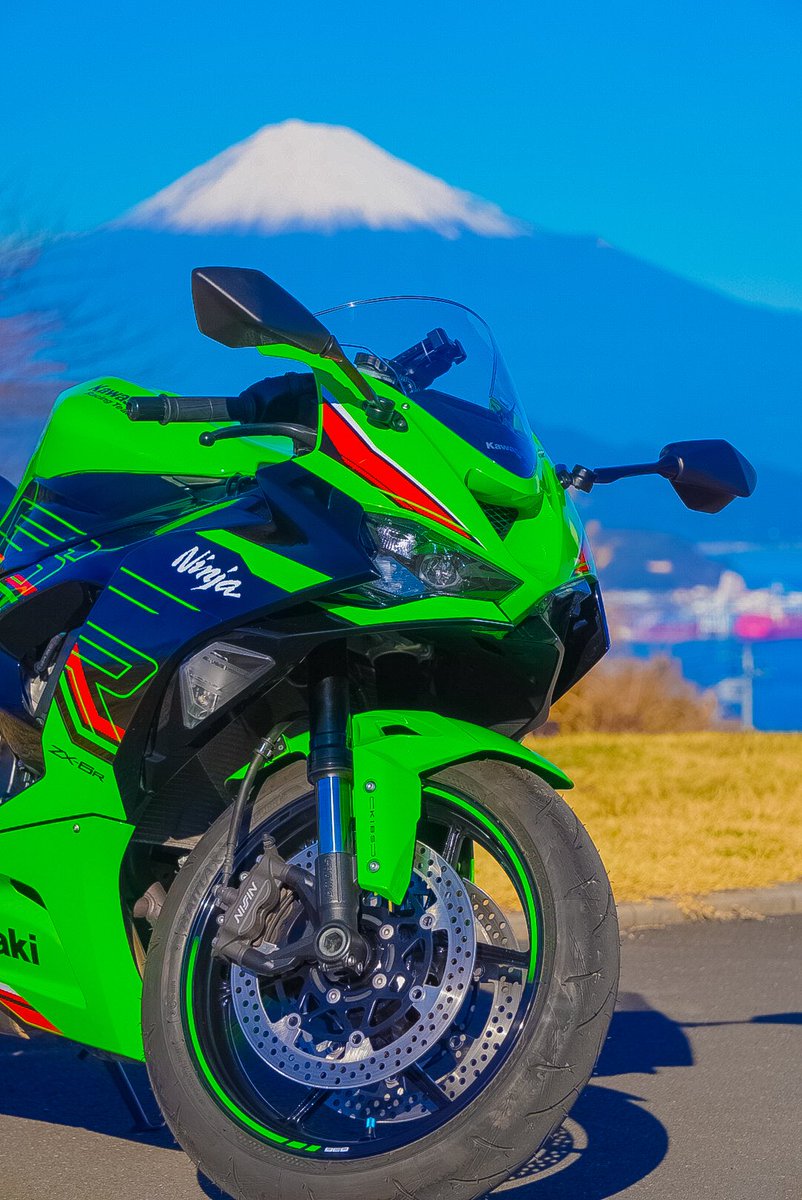 【富士山】 やっぱり富士山と撮るのはここがベストかな 久々に乗って少し怖かった