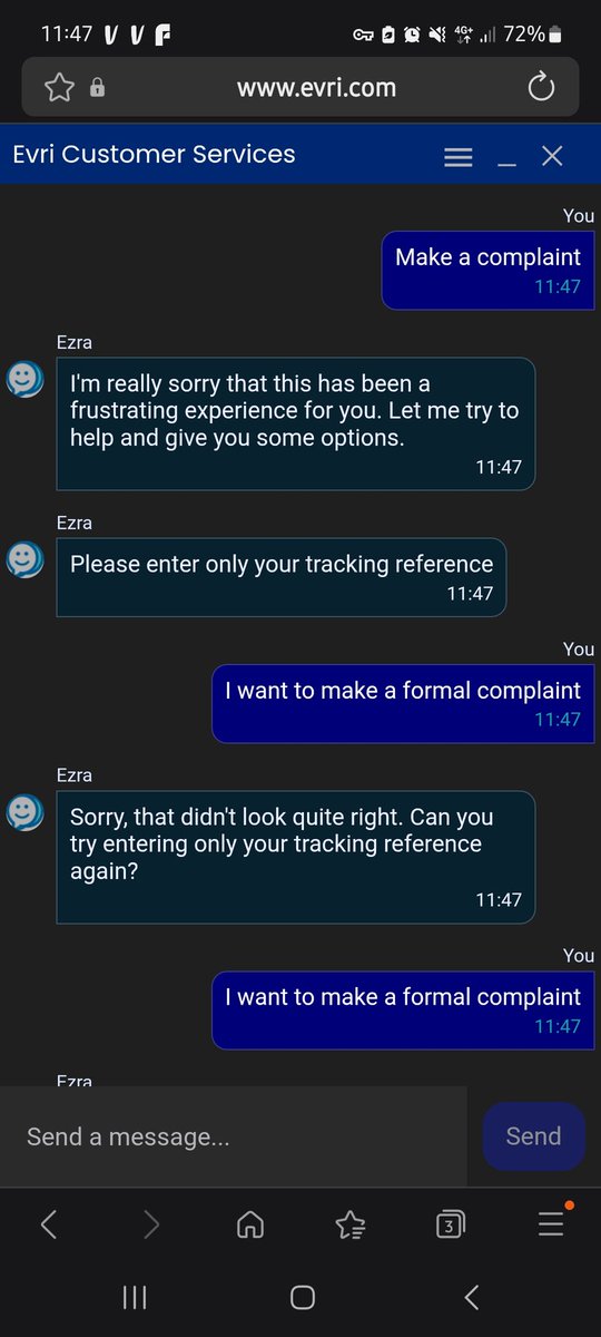 GoldenEra2004's tweet photo. Evri is the absolute WORST delivery company out there!
They've lost literally every parcel ive ordered from @JDSports_UK @ASOS_Menswear
There's no way to make a complaint online either and there's 0 help! What a scam!! 
#Evri https://t.co/naINdQXQ7Q