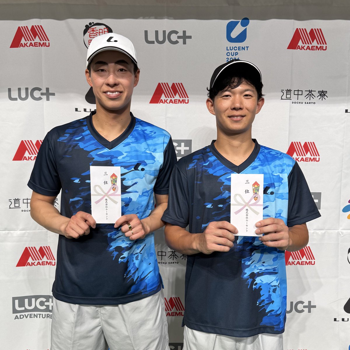 東京インドア2026 大会結果 男子 優勝🏆 矢野・内田ペア 準優勝🥈 片岡
