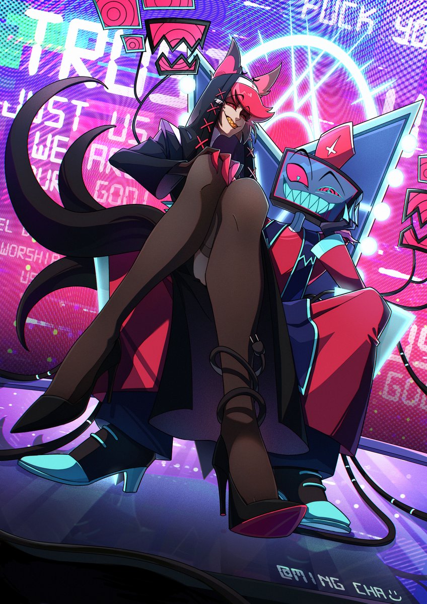 📺🦌Trust us! Just us!💙❤️

#alastor #vox #voxal #StaticRadio #RadioStatic #HazbinHotel