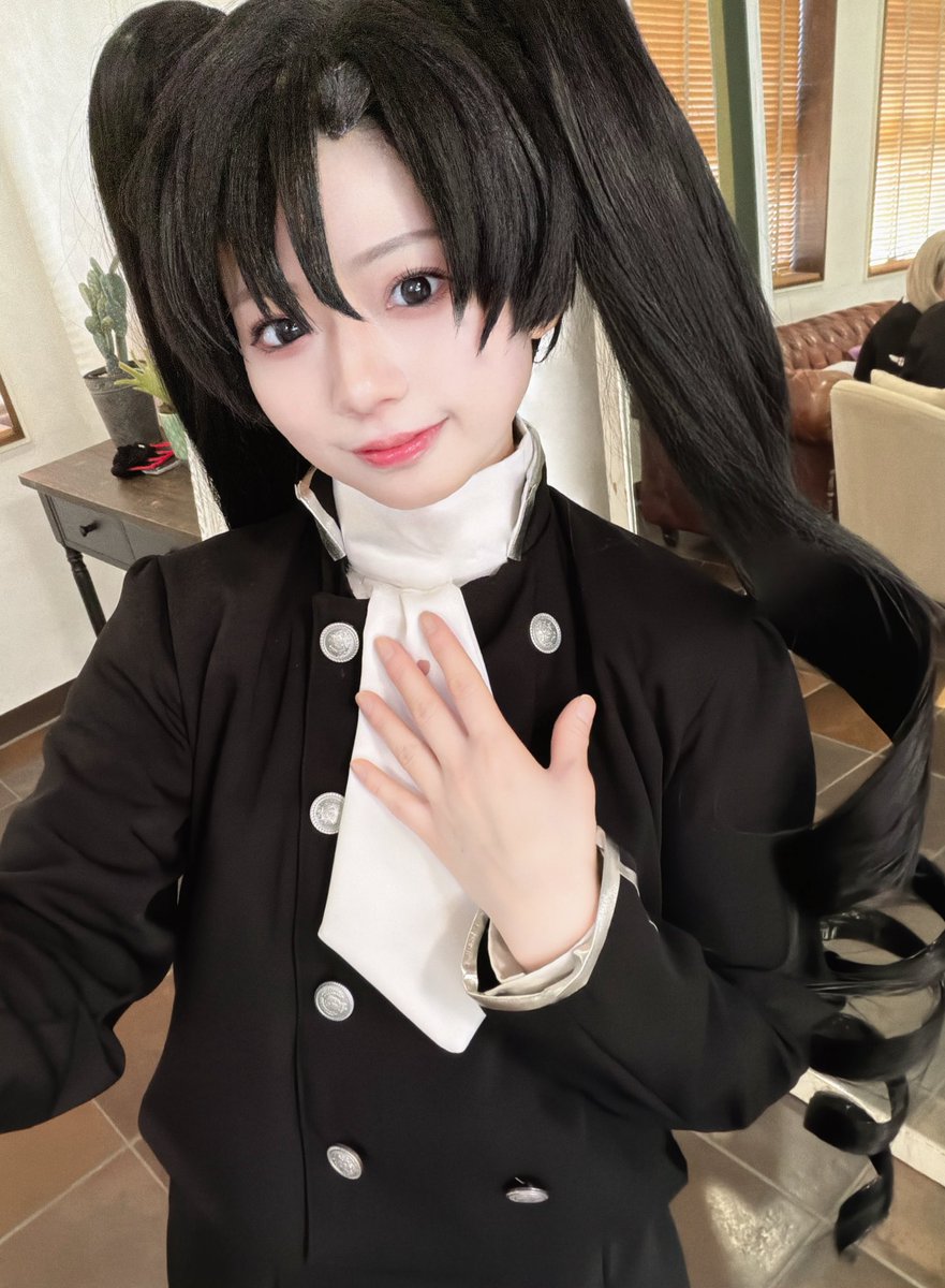 ⚠︎cos XXXHOLiCのひまわりちゃんしてきた🌻 くるくるウィッグ頑張っ