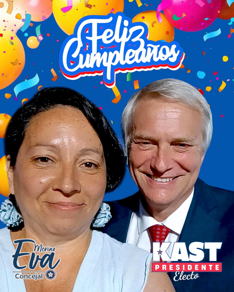 🎂 ¡𝗙𝗲𝗹𝗶𝘇 𝗰𝘂𝗺𝗽𝗹𝗲𝗮𝗻̃𝗼𝘀 <a href="/joseantoniokast/">José Antonio Kast Rist 🖐️🇨🇱</a> 🎉 Que este día esté lleno de alegría, unión y bendiciones. ¡Gracias por su dedicación y compromiso con Chile! 🇨🇱