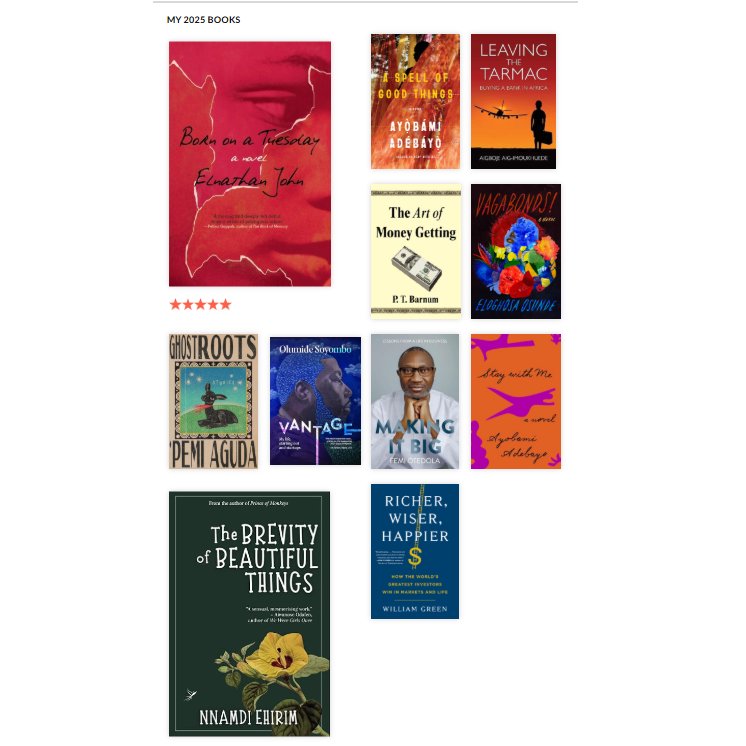 2025 was a hard copy books kinda year. 🌟🌟🌟🌟🌟

11/12 

Got gifted on1 book, borrowed one and lent 2.