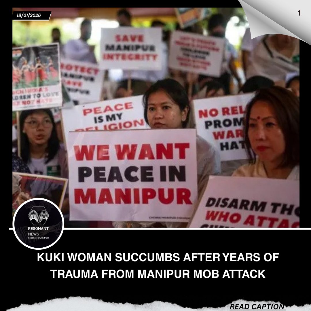🚨 𝗕𝗥𝗘𝗔𝗞𝗜𝗡𝗚: 𝗞𝘂𝗸𝗶 𝘄𝗼𝗺𝗮𝗻 𝗸𝗶𝗱𝗻𝗮𝗽𝗿𝗲𝗱 𝗯𝘆 𝗺𝗼𝗯 𝗮𝗻𝗱 𝗴𝗮𝗻𝗴-𝗿𝗮𝗿𝗲𝗱 𝘁𝘄𝗼 𝘆𝗲𝗮𝗿𝘀 𝗮𝗴𝗼 𝘀𝘂𝗰𝗰𝘂𝗺𝗯𝘀 𝗮𝗳𝘁𝗲𝗿 𝗽𝗿𝗼𝗹𝗼𝗻𝗴𝗲𝗱 𝘁𝗿𝗮𝘂𝗺𝗮 𝗶𝗻 𝗠𝗮𝗻𝗶𝗽𝘂𝗿 𝘃𝗶𝗼𝗹𝗲𝗻𝗰𝗲

🇮🇳 A Kuki woman, brutalized by mob kidnapping and