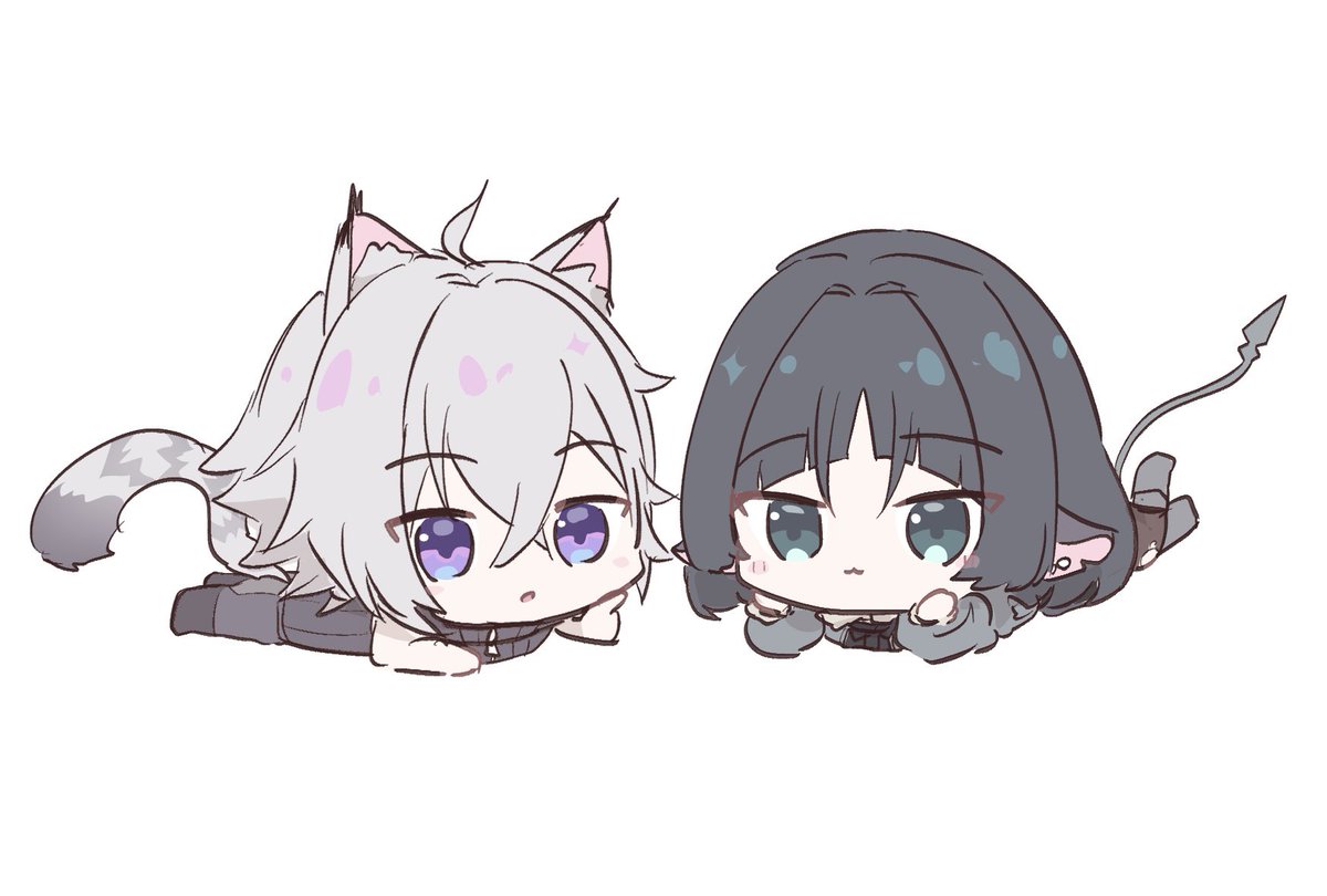 ohota_ye1's tweet image. 全身版もあります🐱🐭