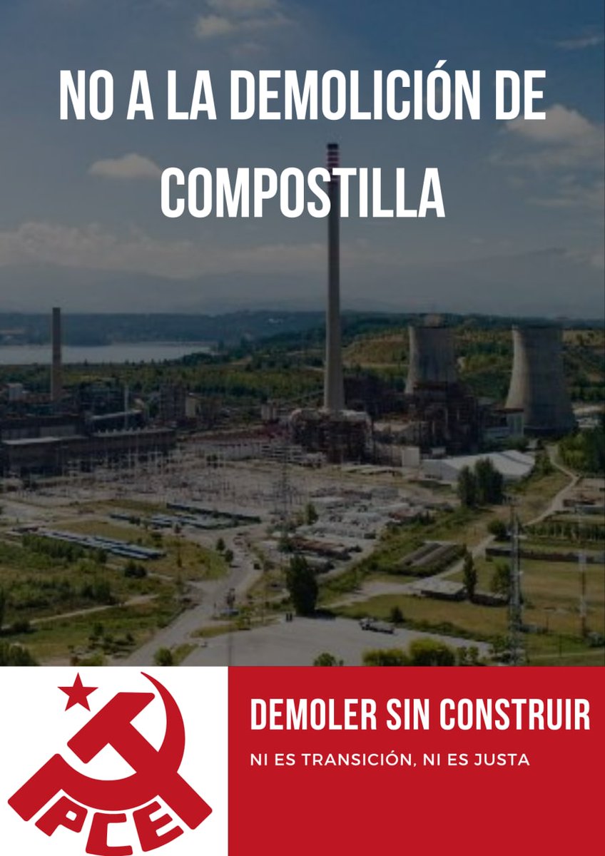 pcebierzo's tweet photo. Endesa dice que ya tiene fecha para tirar las torres de #Compostilla II
❌ Tirar sin construir ni es transición ni es justa 📉
Es nuestro patrimonio, defenderlo y mantenerlo: justicia
#BIerzo #Leonesp https://t.co/aiRTsJrAZQ