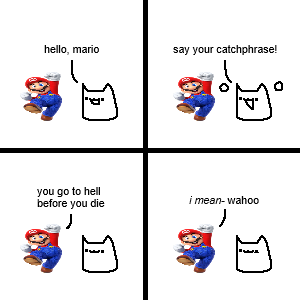 nuttimeister's tweet photo. hello mario https://t.co/MlNrEFtkLp