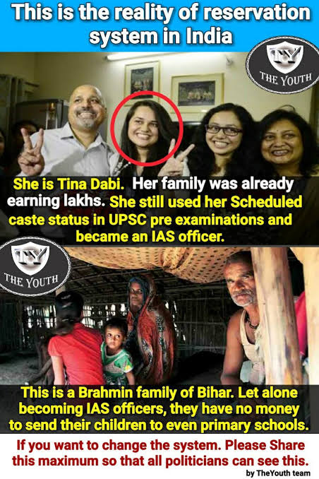 Day 18 of asking <a href="/narendramodi/">Narendra Modi</a>
to abolish SC/ST/OBC Reservations.

This is Caste Privilege sponsored by State.