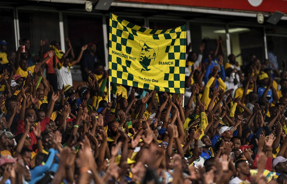 Zwana15's tweet photo. Masandawana, we need these banners back in the stands from tomorrow's game until he returns. https://t.co/SvFAEyLdat