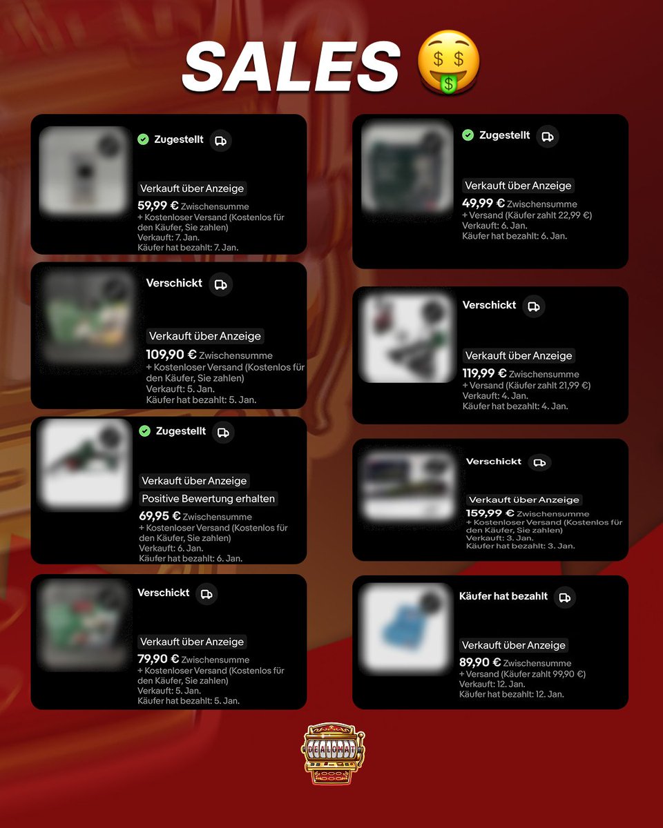 Viele Deals. Viele Sales. Alles wie immer💸