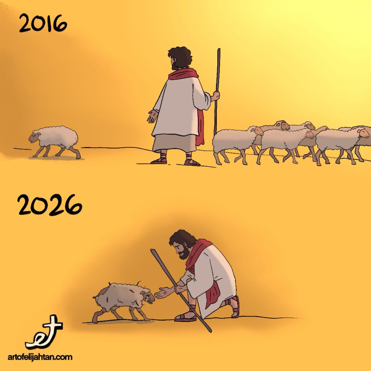 realdanieltitus's tweet image. I don't know if this is your story... But I know I had to post it. Just a reminder that our God is patient: if you think you're too far gone, just look back – Jesus is looking for you. Come back to Him.