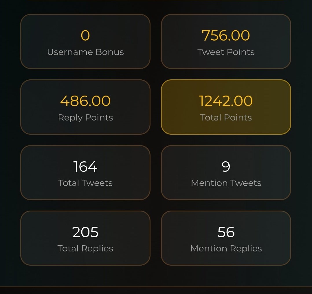 Don't forget to always complete your <a href="/Zetarium_/">Zetarium</a> tasks 

Let's work together 
💙 Like = 10 $ZET
🔁 Retweet = 20 $ZET
💬 Comment = 50 $ZET
👬 Quote = 100 $ZET 

💧Invite others to earn airdrop.zetarium.world/?ref=ffa28e37
  
💧Rack onchain points from : prediction.zetarium.world

29 days left ⬅️