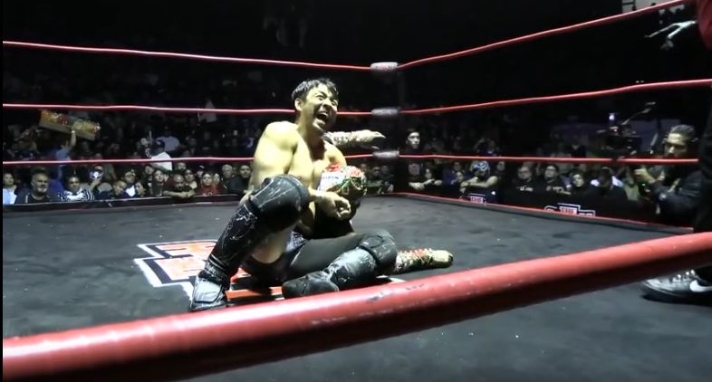 metal0515's tweet image. KENTA devoted to heel fighting in Mexico. It was interesting in a style of match that #noah_ghc doesn't show.
#TheCrashLuchaLibre