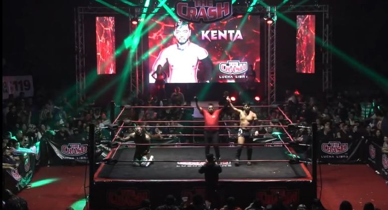 metal0515's tweet image. KENTA devoted to heel fighting in Mexico. It was interesting in a style of match that #noah_ghc doesn't show.
#TheCrashLuchaLibre