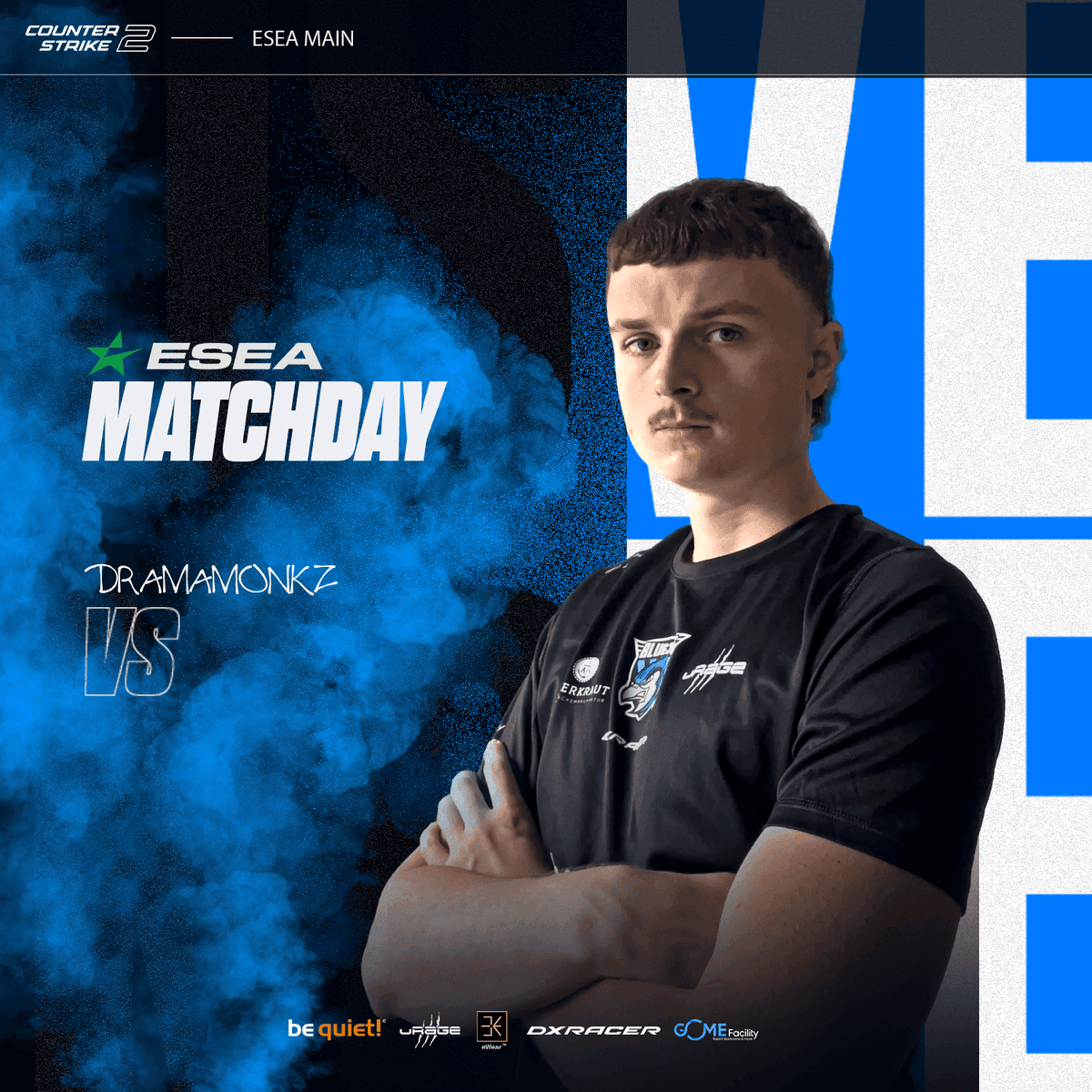 Next ESEA Main matchday for our CS2 Talents roster.
After a strong opening to the season, the team is back in action today at 15:00 CET, facing DRAMAMONKz in the next <a href="/ESEA/">ESEA League</a> league match. The focus is on consistency, clean fundamentals, and building momentum early in the season.