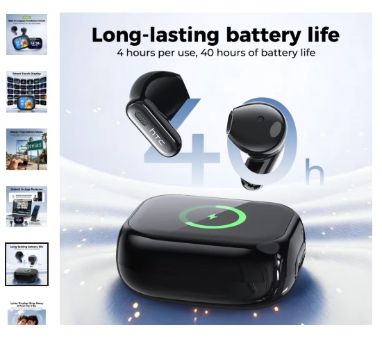 shopping_soma's tweet image. 🎧 HTC NE68 Bluetooth 6.0 Wireless Headphones
AI Translation • Long Battery 🔥
Get it- s.click.aliexpress.com/e/_c4BHm9Mx
#HTC 
#WirelessHeadphones #AITech