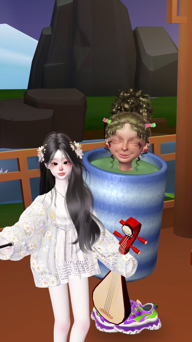 ouoleng's tweet image. bsama lil swan @syluskitties &amp;amp;&amp;amp; miwil GEDE @pureescent 😋🤭🩷🫰🏼💐💐