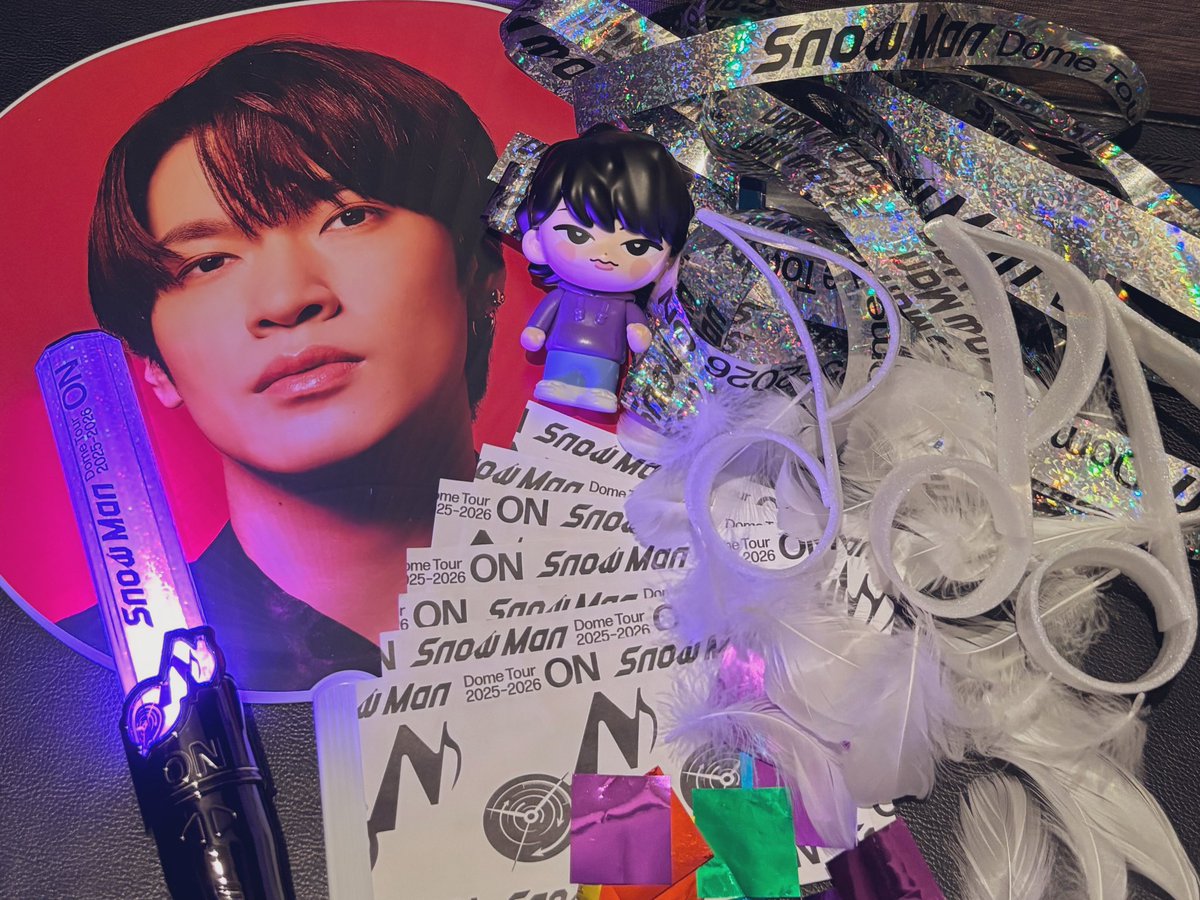 sn_rufk's tweet photo. 2025.11.15~2025.1.18
SnowMan Dome Tour 2025-2026 ON🎶

初日からオーラスまで走り抜けた17公演
お疲れさまでした~‼︎👏🏻✨
今までよりもっと深澤くんのことが好きになったツアー���、これからもずっと深澤くんに着いて行きたくなる、そんなツアーでした！また会いに行くね💜 https://t.co/eOHQZs4365